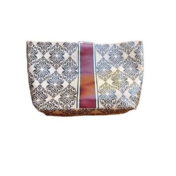 Brighton My Sweet Valentine Pink Black & Burgundy Coated Canvas Tote - Picture 7 of 8